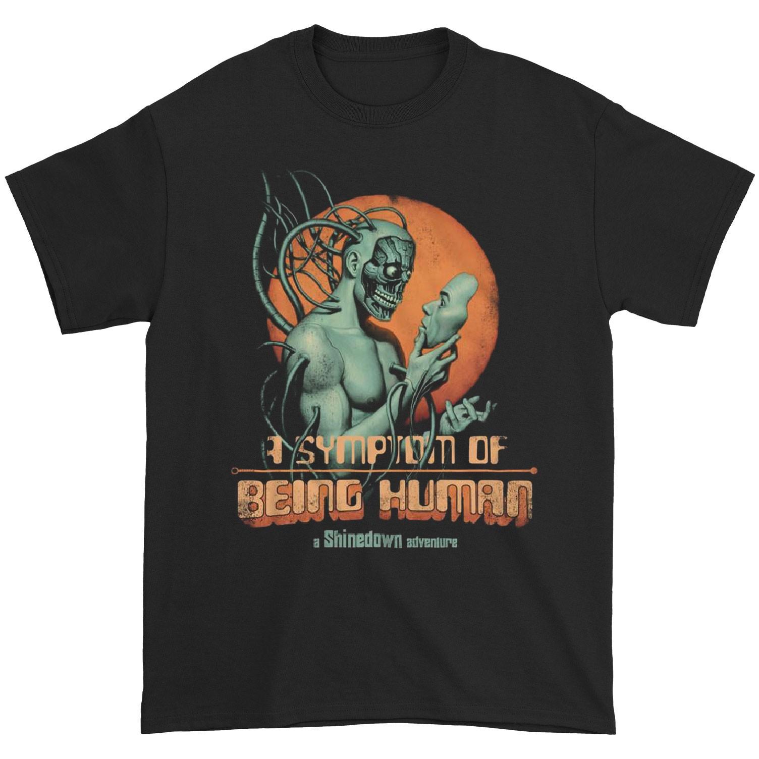 Men s Shinedown Planet Zero World Tour T-shirt Small Black L