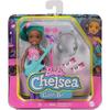 Coffret chanteuse - barbie - chelsea métiers - mini-poupée brune - accessoires - jouet enfant