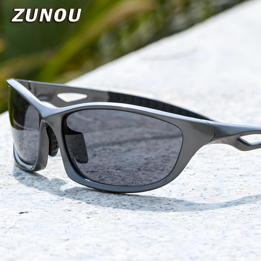 ZUNOU Sports UV400 for and Golf Sunglasses, Polarized, Protection, Driving, Cycling, Fishing, Baseball, Skiing, Running,