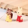 Dollhouse Mini Bunny Garden Scene Accessories Decorative Toy Play House Accessories Prop Toy