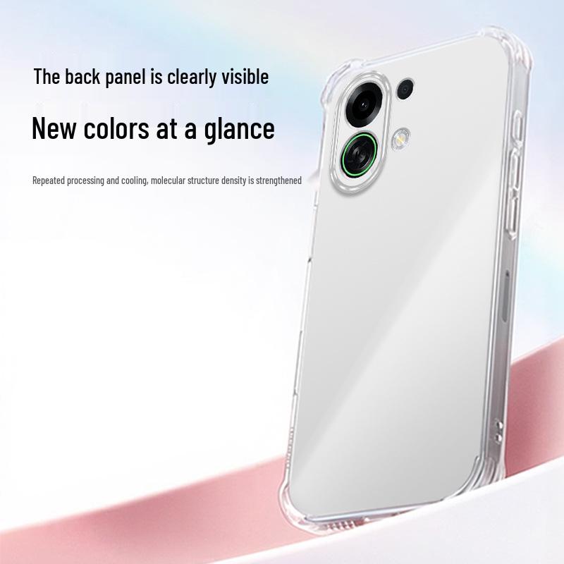 Kompatible Oppo K13 Turbo/K13 Turbo Pro/K13X Airbag Stoßfeste Transparente TPU Schutzhülle