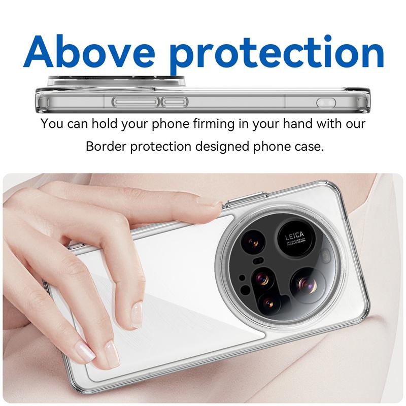 For Xiaomi 15 Ultra Case Xiaomi 15 Ultra Cover Shockproof Clear PC + TPU Silicone Protector Phone Back Cover For Xiaomi 15 Ultra