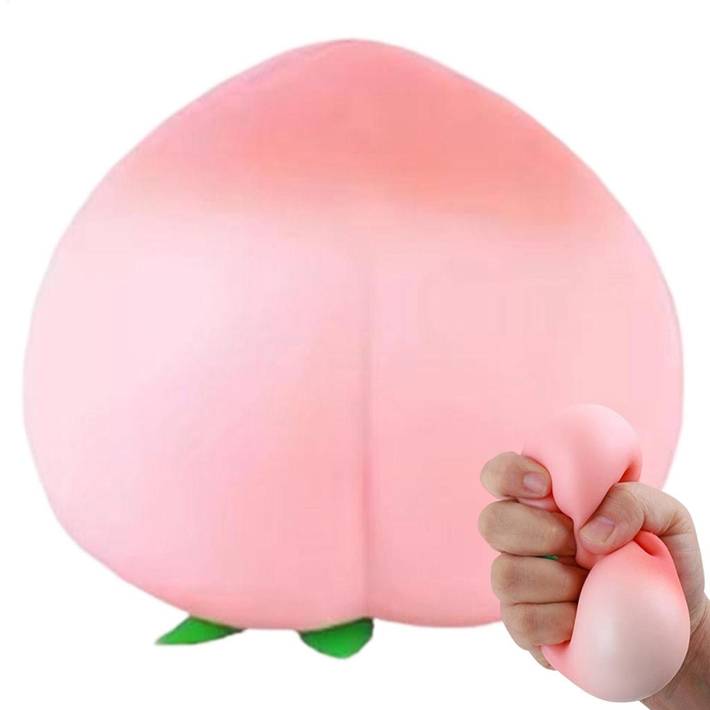 Peach Slow-Rebound Soft Toy Peach shape Squeeze Ball Slow Rising Sensory Game Peach Fidget Sensory Toy Peach Relaxing Toy