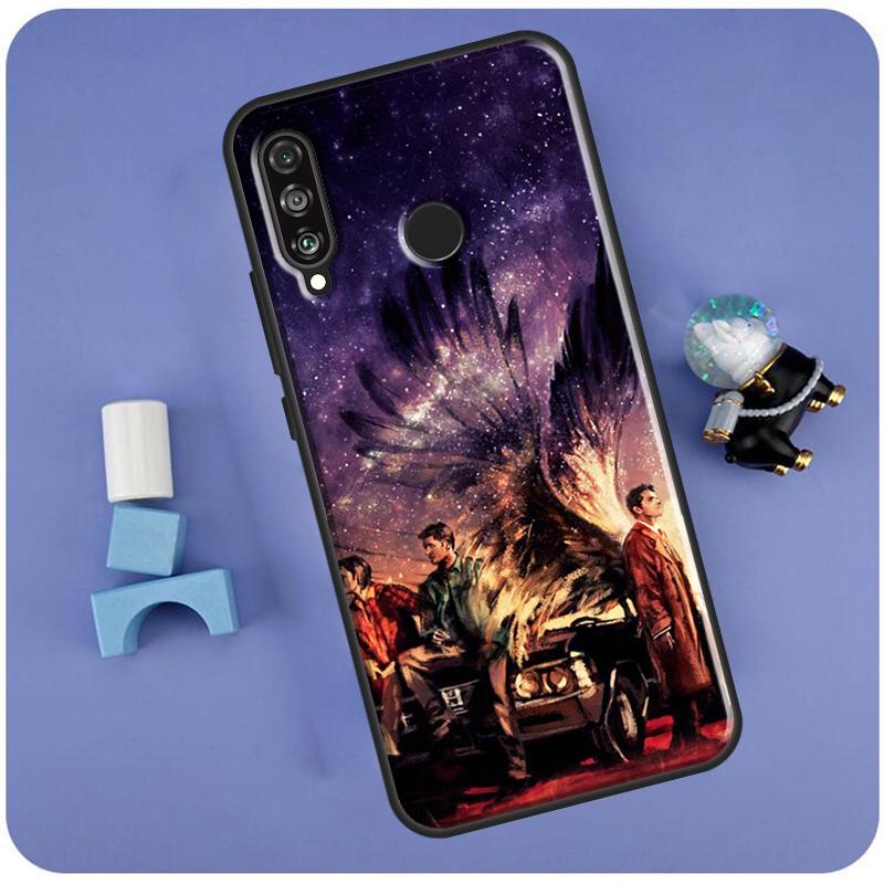 Angel Castiel Supernatural Case For Huawei P30 P20 P40 Lite Nova 11 Pro 3i 8i 11i 9 10 SE 5T Y60 Y61 Y70 Y90 Y91 Cover