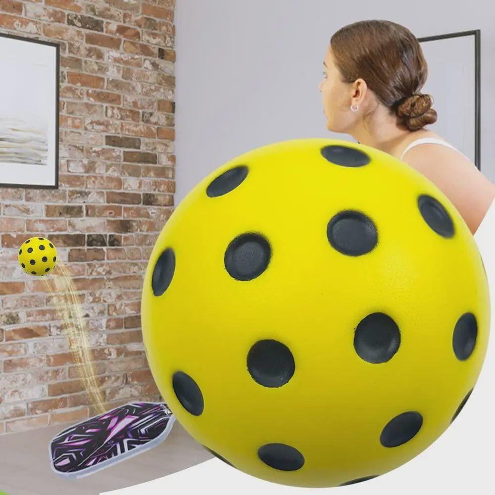 Hohe Rückprall-Schaumstoff-Pickleballbälle Stille Leise Pickleballbälle Indoor-Unterhaltung