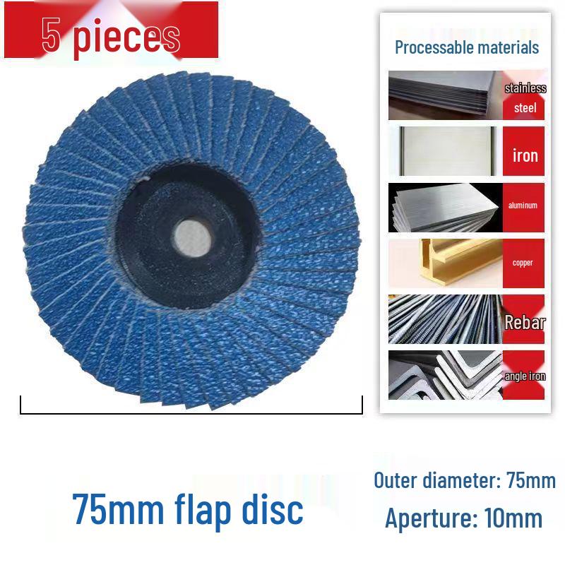 Mini 76mm (3") Angle Grinder Blade: Metal Grinding & Polishing Disc, Cutting Wheel 10mm Arbor.