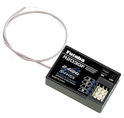 Futaba Electronics RECEIVER R203GF Standard Receiver for (S-FHSS method/3PV/3PRKA Car) 00107342-3