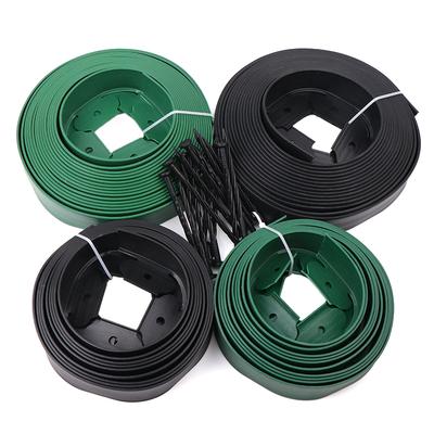 L-Designed Grass/Stone Isolation Belt, Plastic Tree Ring Retainer Board, Root Barrier Strip for Greening Lawn