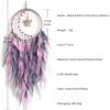 Home Decoration Star Dreamcatcher Hanging Wind Chime Black Feather Pendant Hanging