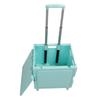 Carrello a Rotelle Pieghevole Facile da Riporre Forte Capacità di Carico Multifunzionale Pieghevole Portatile