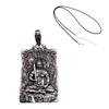 [Lunari] Buddha Statue Pendant Necklace Sculpture Jewelry Amulet Charm Silver 925 Good Fortune Five Great Wisdom Kings Guardian Deity Type B (Type B)