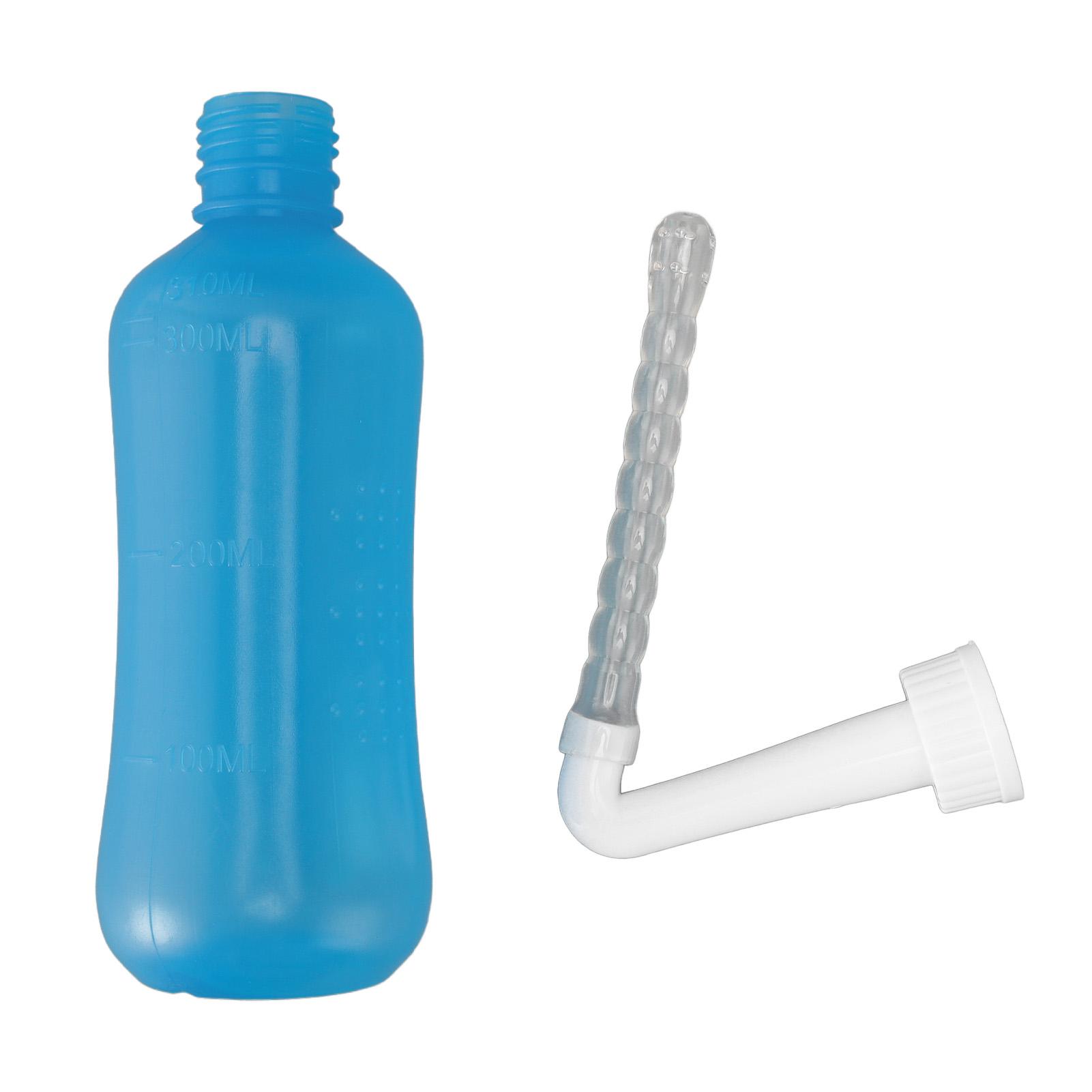 

Нети-пот, бутылочка для промывания пазух, силиконовая АБС-пластика, ручное средство для промывания носа, бутылочка для ирригации носа для взрослых 310ML Blue