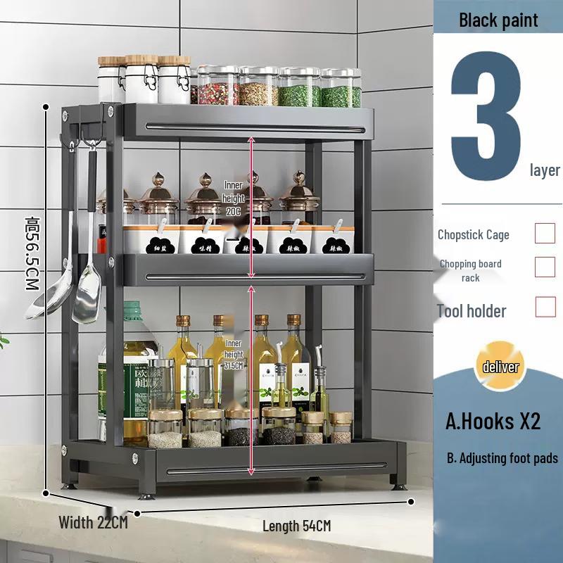 

Kitchen Countertop Spice Rack