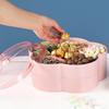 Candy 1/2 Tier Nut Bowl Storage Container Party Snack Box Floral Snack Box