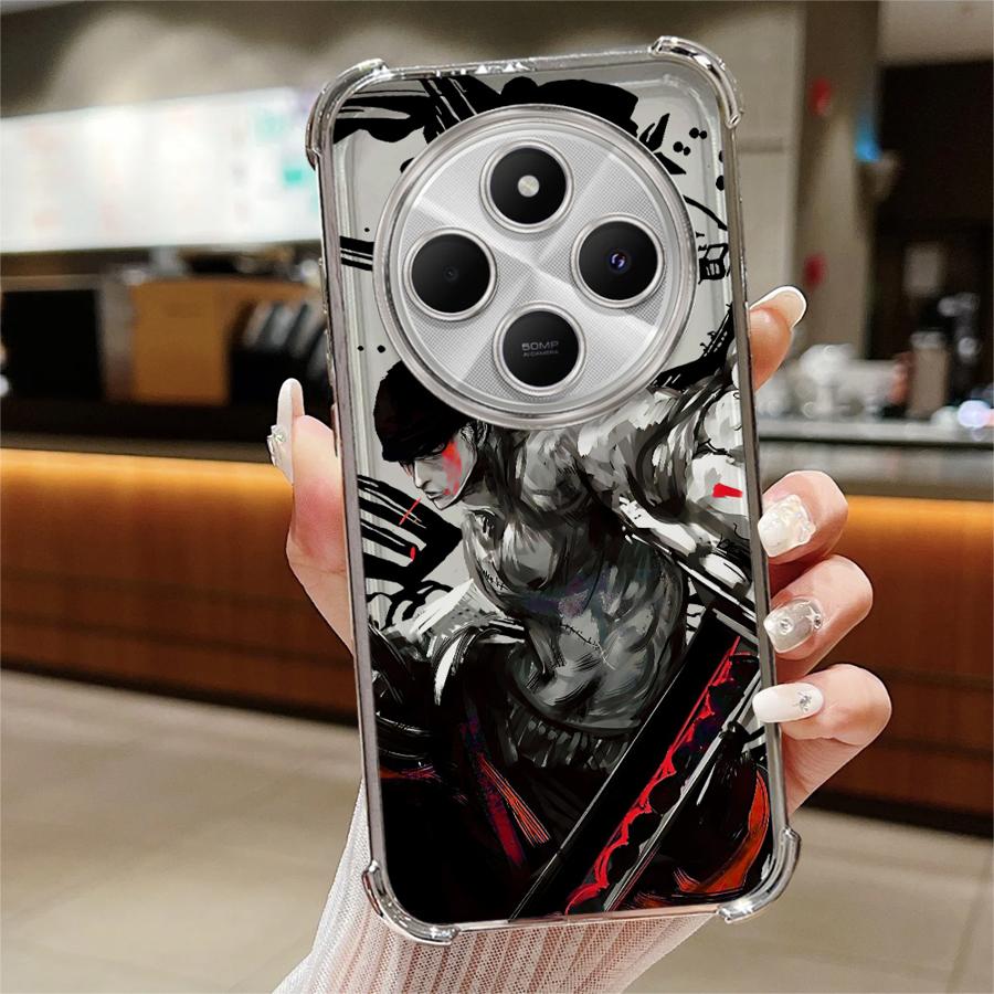 Anime Ones Pieces Clear Cover Case for Xiaomi Redmi A3 A5 14C K80 5G 13C K80 Pro A3X