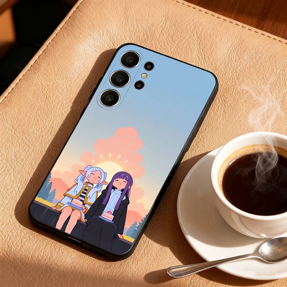 S-Sousou No F-Frieren Phone Case For Samsung S26,S25,S24,S21,S22,S23,S30,Ultra,S20,FE,Lite,10,9,Black Cover