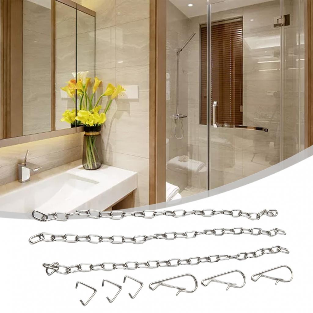 25*1.5cm 3 Pcs Handle Chain Lift Chain Replacement