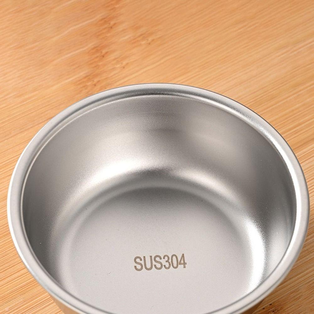 3Pcs 170ML Stainless Steel Sauce Cup Leak-proof Salad Dressing Container Dipping Box for Home