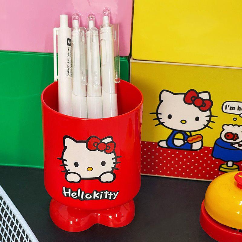  Pen Holder Creative Cartoon Anime  Pen Box Desktop Storage Pen Bag Makeup Brush Storage Container Student Box