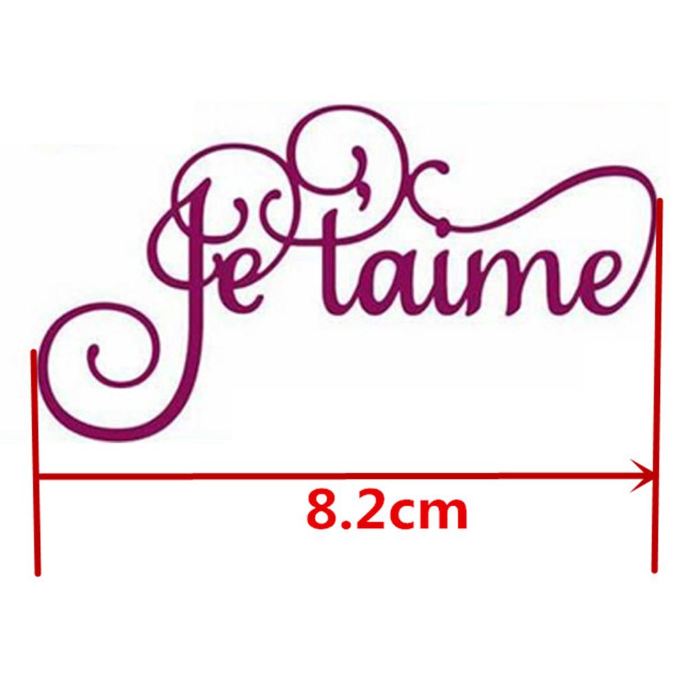 

French Alphabet Metal Cutting Dies for DIY Scrapbooking Album Paper Cards Decorative Crafts Embossing Stamps Die Cuts Card Make