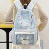 Cartoon Puppy Printed Backpack Junior High School Student Schoolbag Large Capacity Backpack