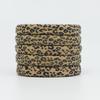Leopard Pattern Hair Tie Elastic Scrunchies Fashion Towel Rings Hair Rope for Women Girl Daily Use Hair Ornament 5pcs