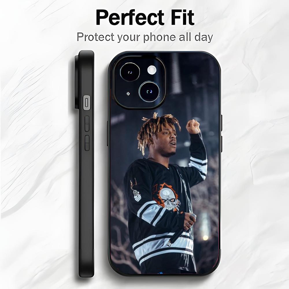 Emotional Rap Star J-Juice WRLD Phone Case Phone Case Soft Packaging Lightweight For iPhone17 16 15 14 13ProMax