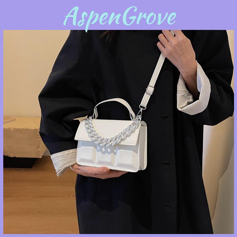 Stylish Women's Solid Color Crossbody Bag Trendy Minimalist Design For Fall