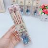 Fashion Stainless Steel Capybara Cutlery Set Cartoon Travel Portable Fork Spoon Dinnerware Sets Kitchen Tableware