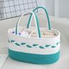 Miflame Cotton Rope Diaper Caddy & Storage Basket
