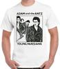 Adam and The Ants Young Parisians 70s New Wave Retro T Shirt White