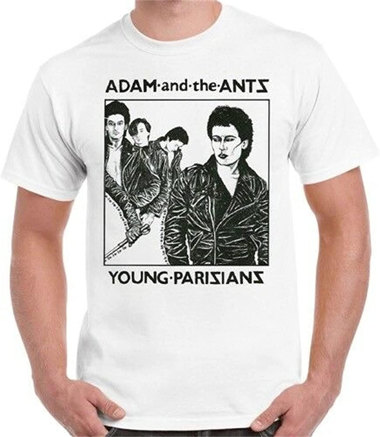 Adam and The Ants Young Parisians 70s New Wave Retro T Shirt White XXL белый