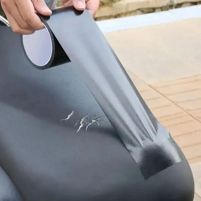 Stoffbasisband Hochviskos Multifunktionales Sitzkissen Sofastuhl Schwarzes Leder Reparatur Wasserdichtes Band