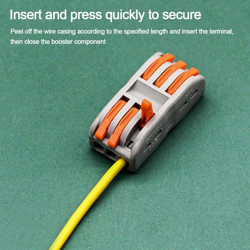 Universell hurtigrekkeklemme Mini Compact Elektriske koblinger Elektriske