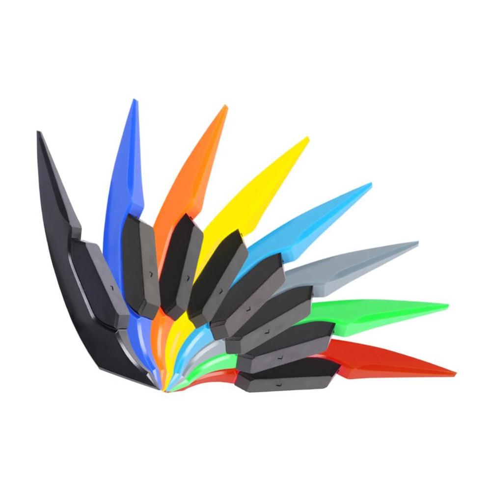 1 pereche motocicleta carenaj față decor autocolant fix vânt aripa parbriz motocicleta decorare universal motocicleta accesorii