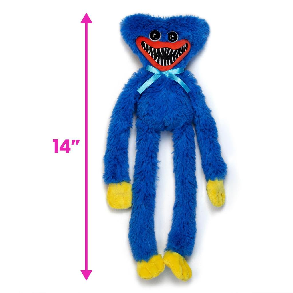 Poppy Playtime Huggie Wuggie Plush - Collectible Toy for All Ages (14-Inch Scary Huggie Wuggie)