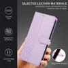 For iPhone 16e Case 3D Rhombus Grid Imprinted Wallet Leather Phone Cover with Lanyard