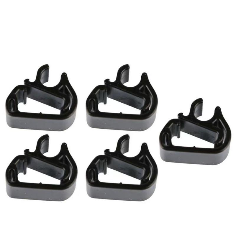 Universal Windshield Wiper Hose Fastener Clips Clamps Fasteners Plastic Design Secure Hold Fit Most Cars Trucks 20 Pack