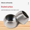 Ronggu Stainless Steel High Foot Flange Base for Clothes Rods, Towel Tubes, and Curtain Rods
