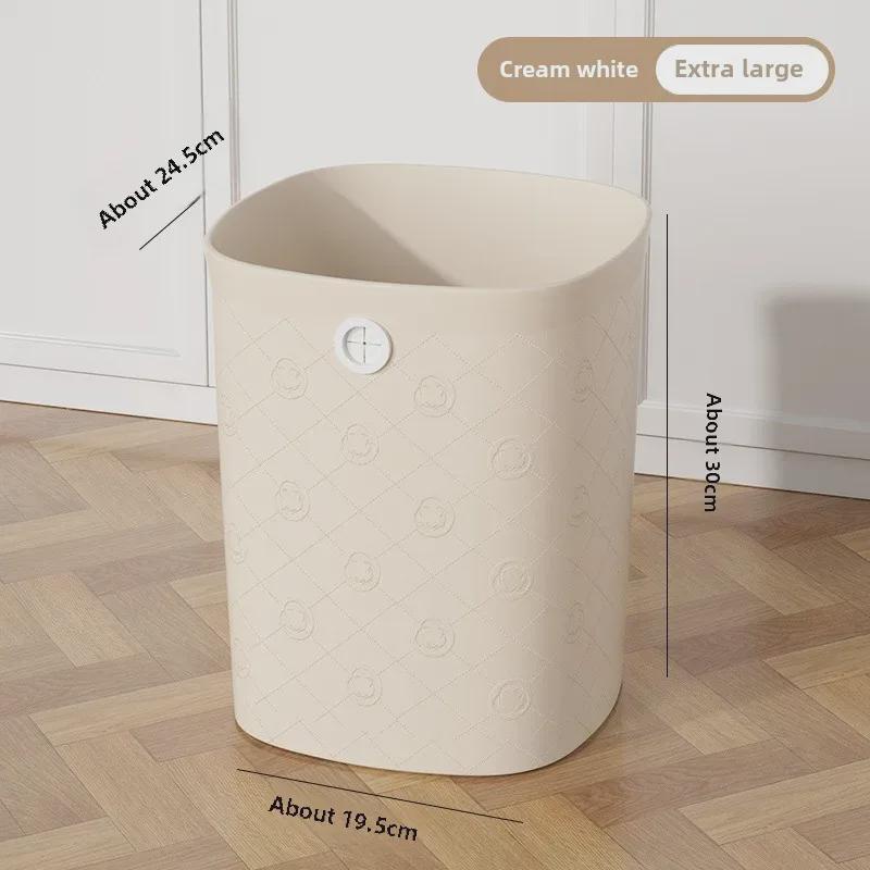 Free Pressure Ring Multi-Use Trash Can for Kitchen, Bathroom, Bedroom, Living Room, Dormitory, Office