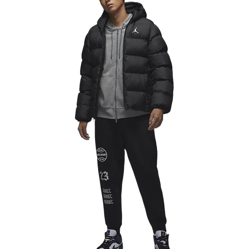 Air Jordan Brooklyn Puffer Jacket Asia Sizing 'Black' Men's FV7318-010