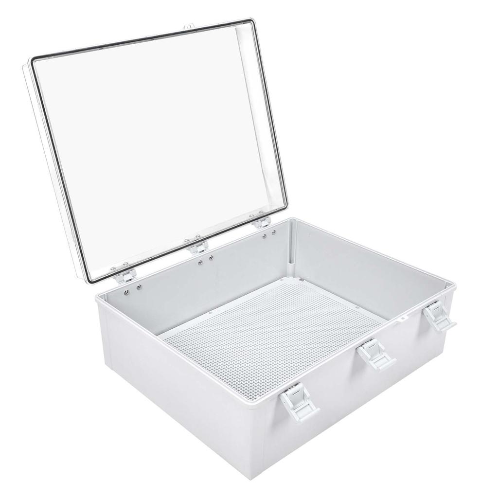 Junction Box Plastic Transparent Buckle Waterproof Dustproof Enclosure Electrical Accessories