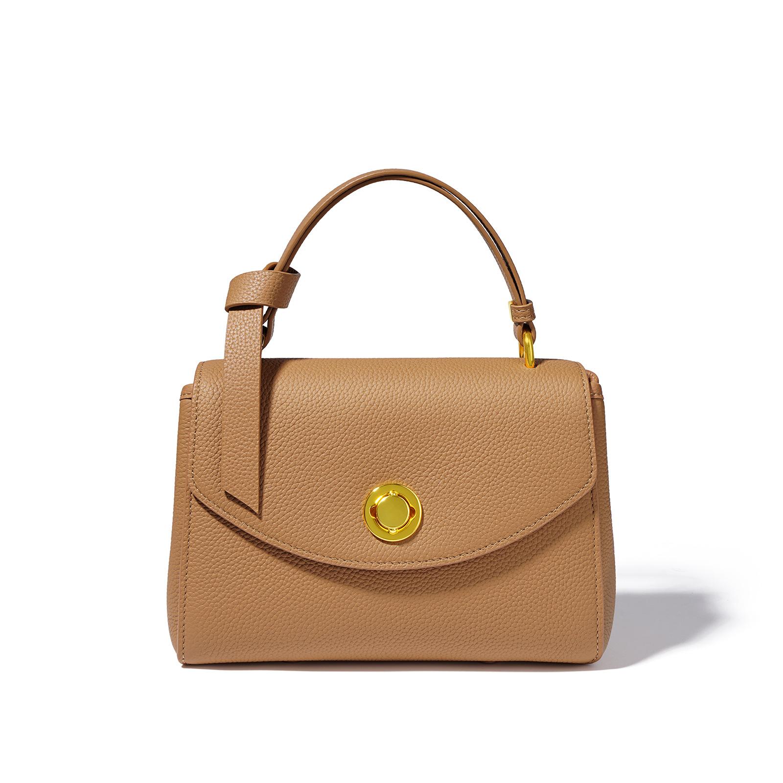 Сумка премиум-текстуры 2025 новая из первого слоя коровьей кожи темпераментная повседневная сумка-мессенджер нишевая кожаная на плечо