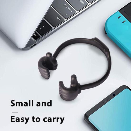 6Pcs Adjustable Thumb Mobile Phone Holder Portable Lightweight Universal Thumbs Shape Desk Tablets Cellphone Stand Home Office Decoration