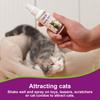 Spray Líquido de Erva-do-Gato Ativa Fresca Orgânica para Gatos e Gatinhos, Alivia o Stress, Calmante, Revitaliza Brinquedos 60 ml