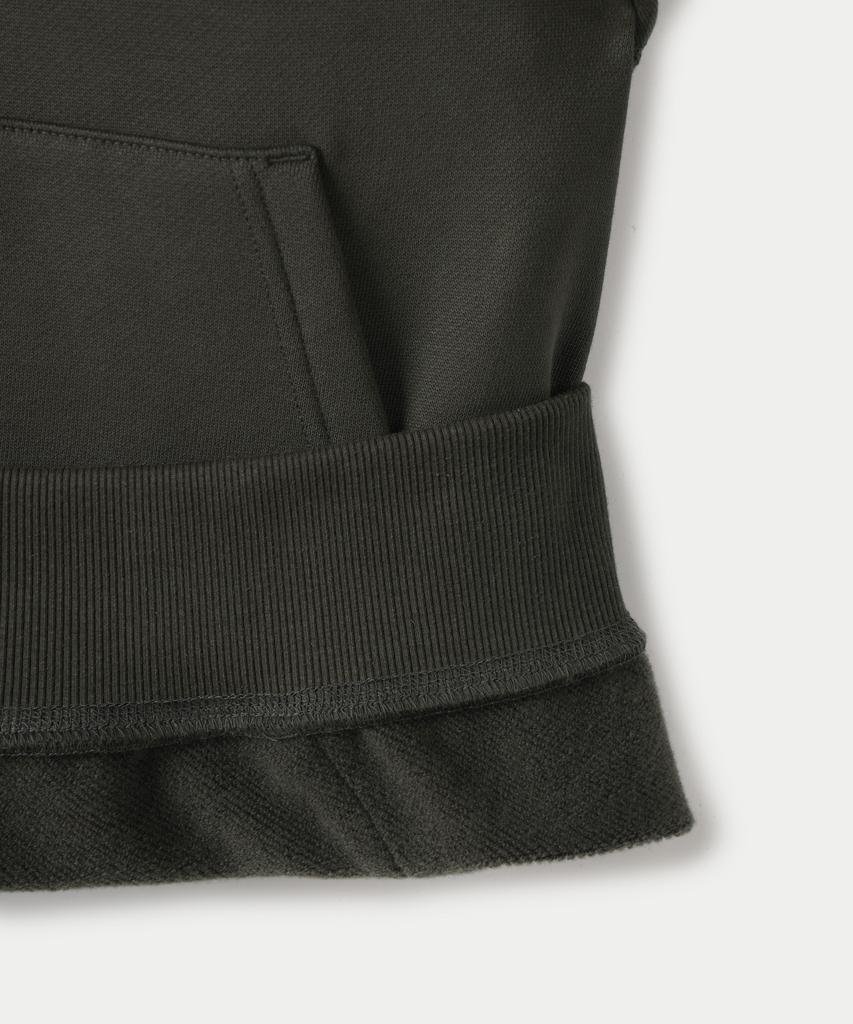 Supima Hoodie Sweatshirt Charcoal