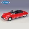 Welly 1/24 Citroen DS19 Cabriolet Alloy Luxy Car Model Diecast Metal Classic Retro Car Sports Vehicle Model Simulation Kids Gift