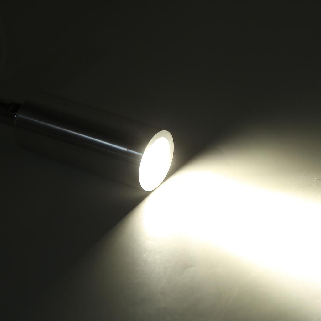 12‑24V 3W LED Reading Light Bedroom Bedside Lamp   Aluminum Alloy for Boat RV SUV Trailer
