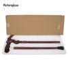Dinosaur Brown Wooden Fashion Walking Stick Decorative Vampire Cospaly Party Wood Walking Cane Halloween Mace Wand Crosier 93cm