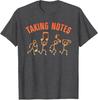 Funny Music Art for Unisex Women Musical Note Gag Music Lover TShirt Rap Hip Hop Streetwear Clothes Rocker Saying Tee Novelty Gift